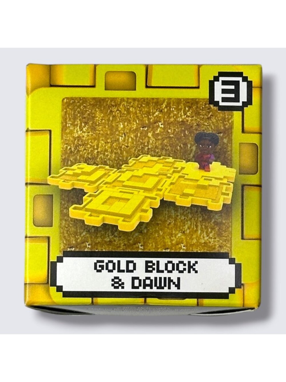 Minecraft Gold Block & Dawn Toy Collectible From McDonalds Happy Meal